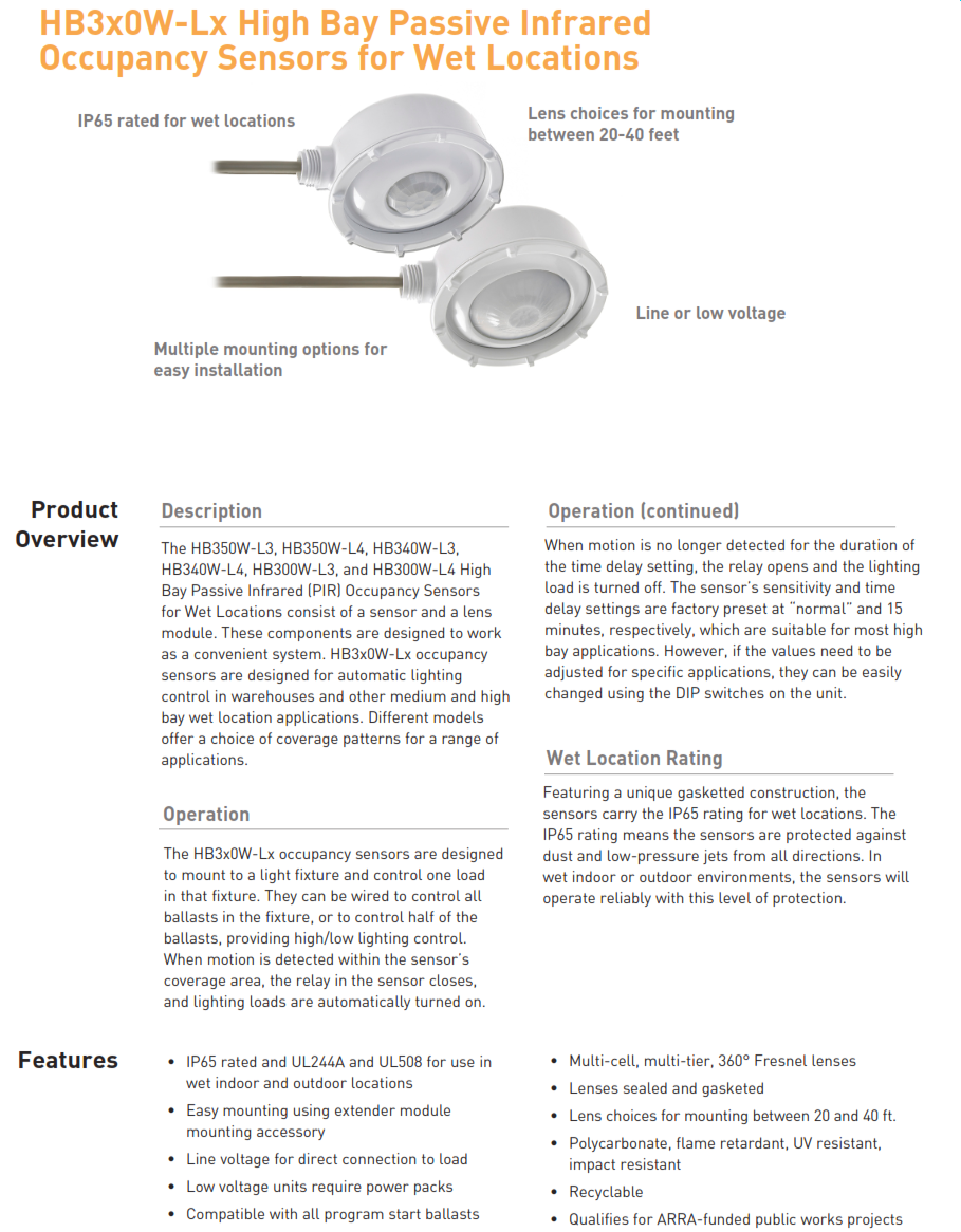 100 Ceiling Mounted Occupancy Sensor Dual Technology Pir